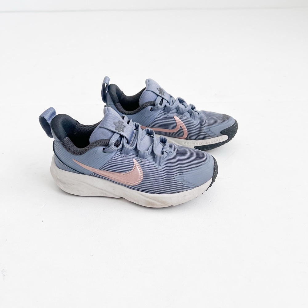Nike Toddler Star Runner 4 Blue Sneakers  Size 11.5C